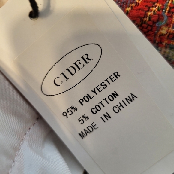 NWT Cider Women's Retro Boho 3X Short Short ,zips belt loops new - Picture 7 of 16